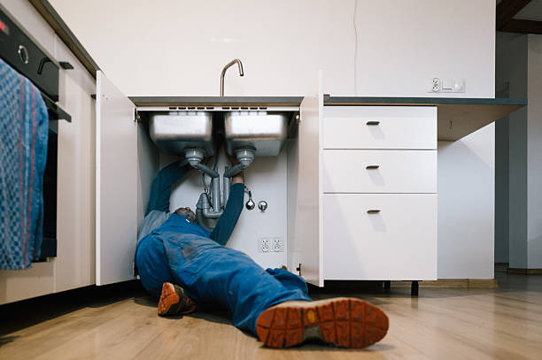 Professional Drain Cleaning technician working in Moro, OR